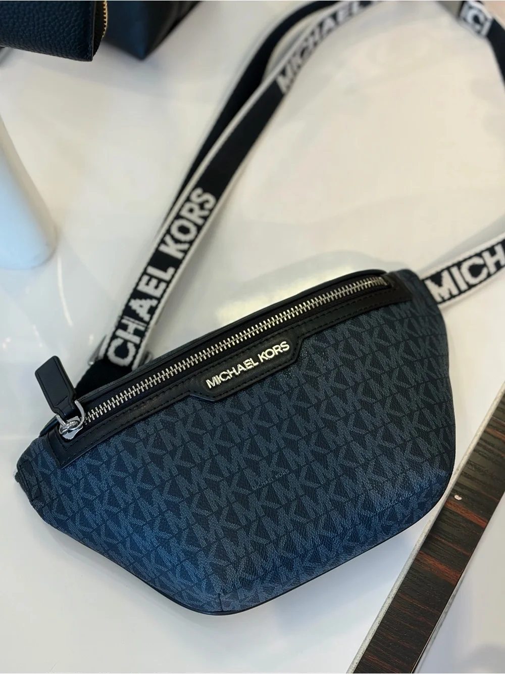 Michael Kors Cooper Mini Logo Belt Bag Crossbody Unisex